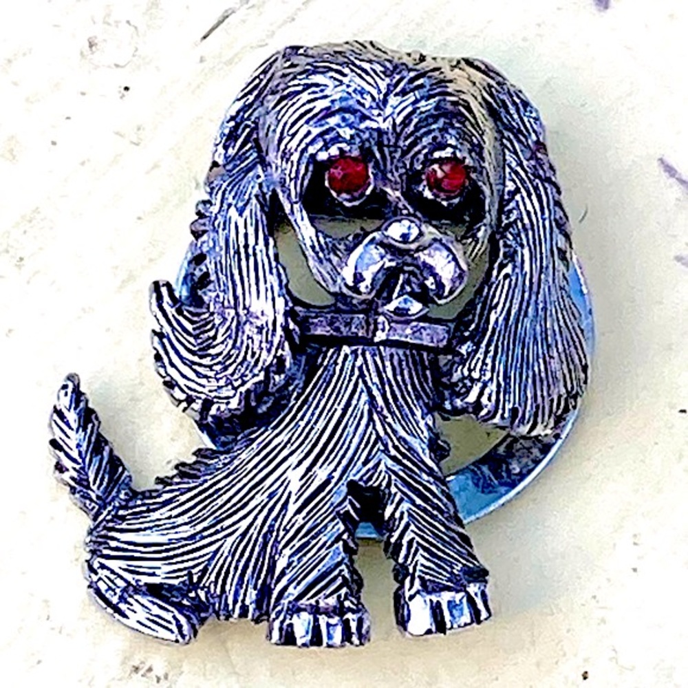 Adorable King Charles Spaniel Keychain!